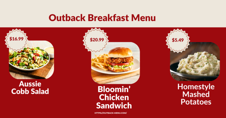 Outback Breakfast Menu