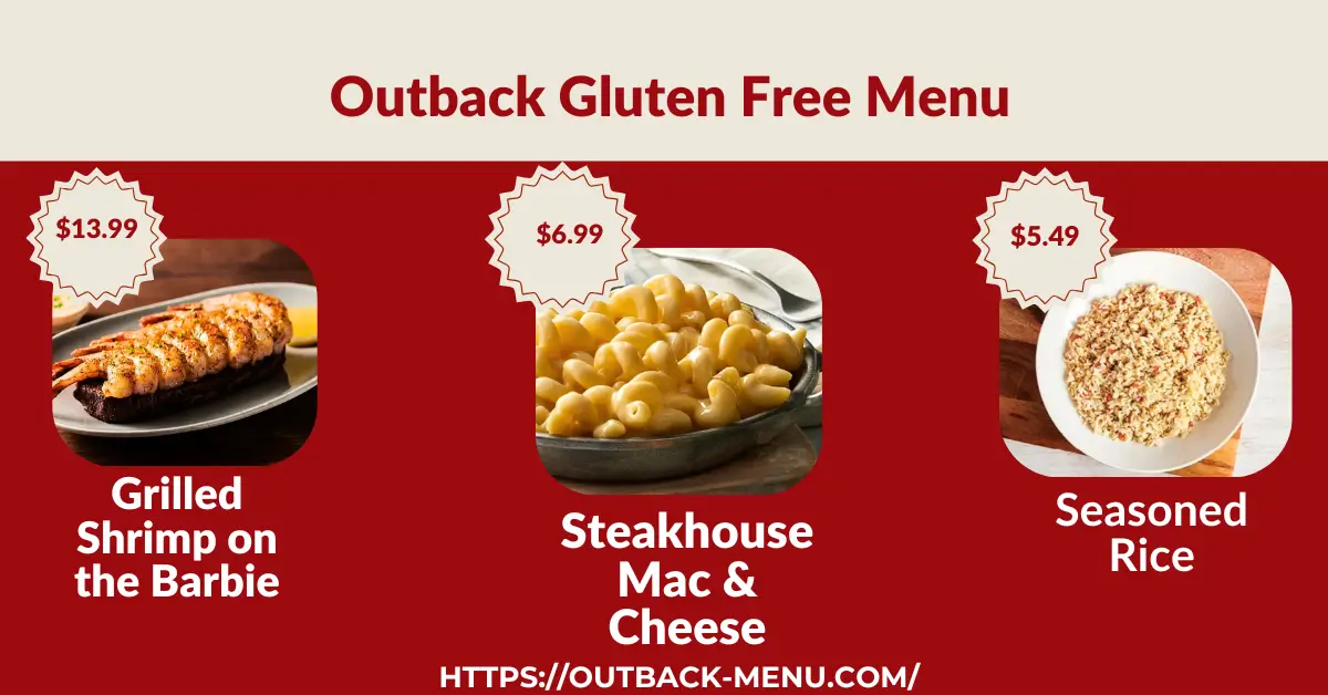 Outback Gluten Free Menu