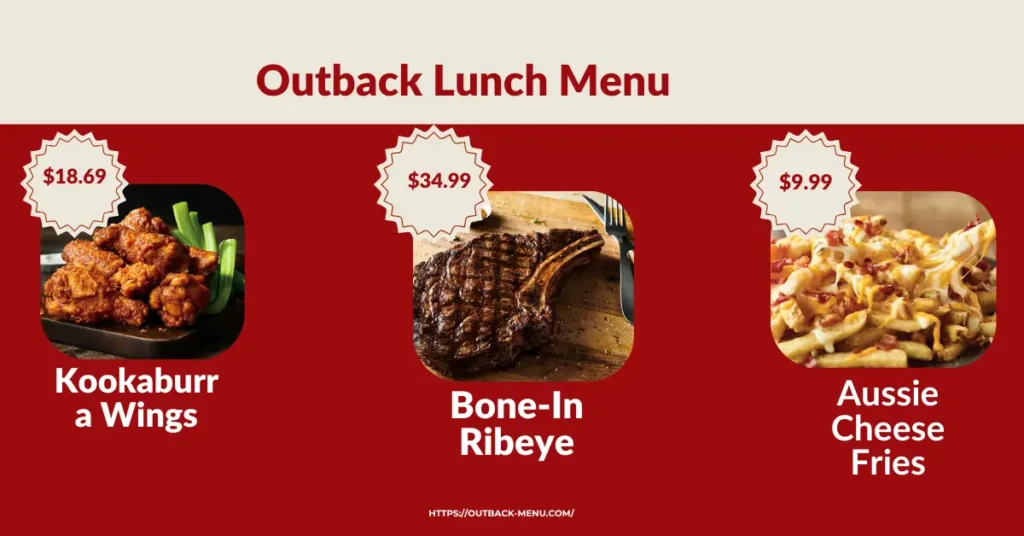 Outback Lunch Menu With Prices